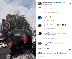 Hotman Paris Bareng Asprinya Keliling Kota Bandung Dibonceng Bikers Brotherhood One Percent MC