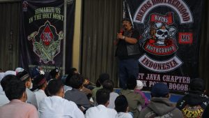 Keliling Jabar, Bikers Brotherhood 1% MC West Java Chapter Berbagi Kebahagiaan Bersama Anak Yatim