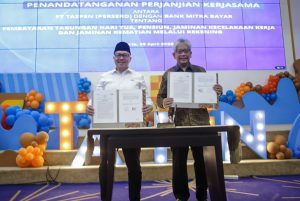 Bank BJB Kolaborasi dengan Taspen Kelola JHT, Jaminan Kecelakaan Kerja dan Jaminan Kematian