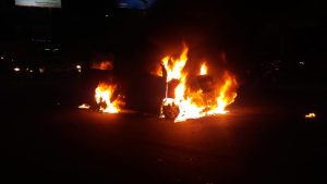 Mobil Pikap Tiba-tiba Terbakar di Jalur Pantura Subang, Empat Orang Tewas
