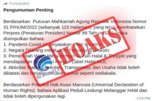 WASPADA kabar Hoax Terkait Covid Bertebaran, Ini Penjelasan Kominfo