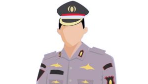 Ilustrasi anggota Polisi