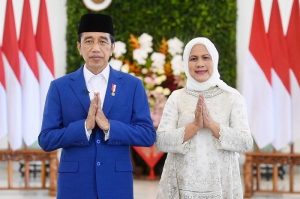 Presiden Jokowi dan Ibu Iriana Ucapkan Selamat Idulfitri 1443 Hijriah