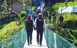 Warga Tak Khawatir Lagi Jembatan Simpay Asih Kabupaten Bandung Hancur Diterjang Citarum