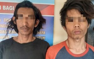Pria Asal Serdang Bedagai Curi Kabel PT Telkom di Tebing Tinggi, Aksinya Terekam CCTV