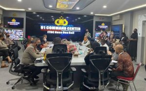 Didatangi Deputi Sekjen PBB, Polri Paparkan Pengamanan dan Penanganan Bencana 91 Command Center Bali