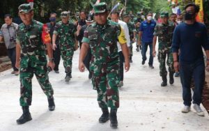 Kadispenad Apresiasi Sasaran Tambahan TMMD ke 113 Kodim 0619 Purwakarta