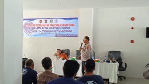 Pos SAR Parapat Danau Toba Gandeng RSI Sosialisasi Keselamatan Lalu Lintas Sungai dan Danau
