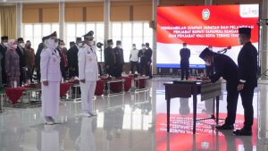 Gubsu Lantik Muhammad Dimiyathi Menjadi Penjabat Walikota Tebing Tinggi