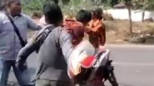 Video Viral! Aksi Baku Hantam Mata Elang dan Ormas PP di Purwakarta