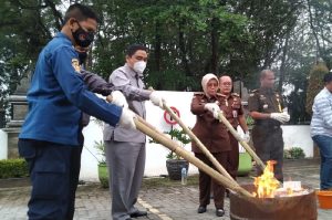 Barang Bukti Kasus Narkoba Hingga Pidana Umum Dimusnahkan Kejari Purwakarta