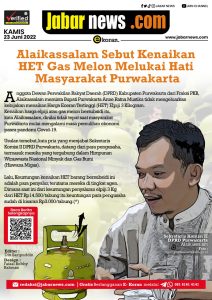 Alaikassalam Sebut Kenaikan HET Gas Melon Melukai Hati Masyarakat Purwakarta
