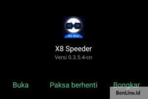 Aplikasi X8 Speeder Versi China Untuk Cheat Higgs Domino