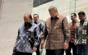 Malam-malam SBY dan AHY Kunjungi Surya Paloh, Ada Apa?