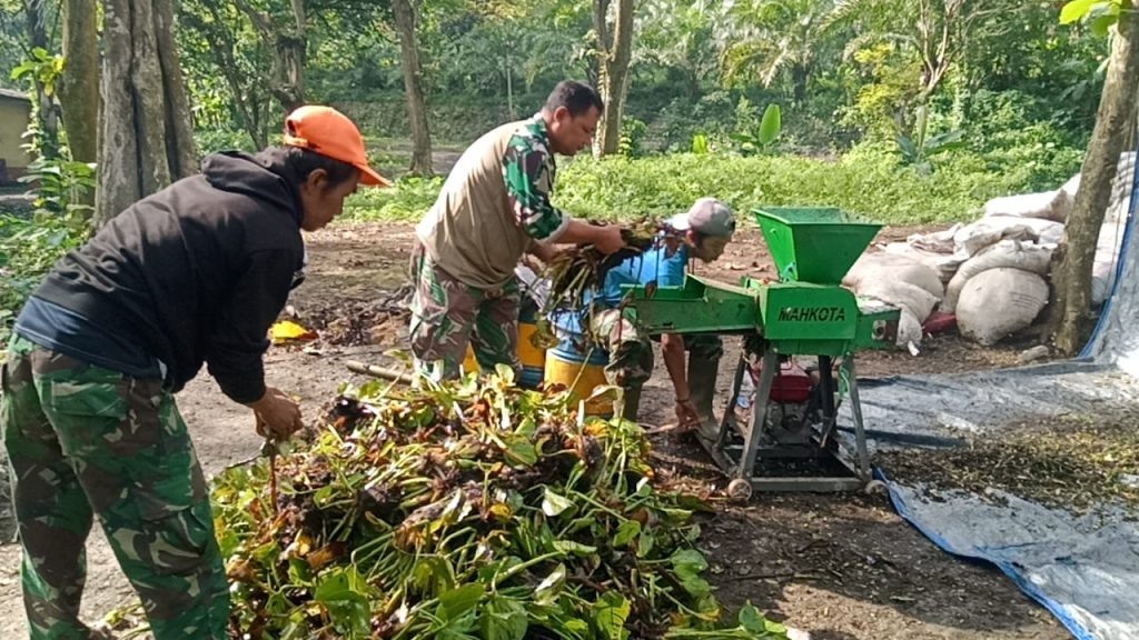 Simsalabim, Eceng Gondok Disulap Satgas Citarum Harum Sektor 12 Jadi…