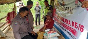 Sambut Hari Bhayangkara ke-76 di Purwakarta, Kapolsek Jatiluhur Blusukan ke Perkampungan