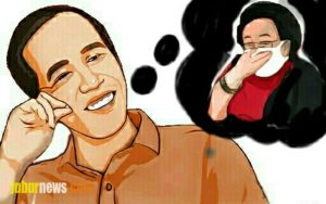 Ehem! Presiden Jokowi Gombalin Megawati di Rakernas PDIP di Jakarta