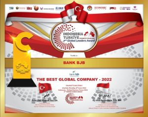 Bank BJB Raih Penghargaan Internasional Indonesia-Turkiye Global Leaders Business Forum & Award II 2022