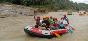 Sandiaga Uno Akui Arung Jeram di Sungai Bah Bolon, Serdang Bedagai Cukup Menantang