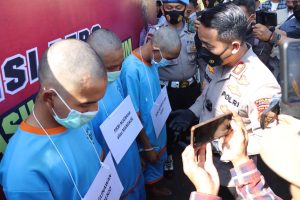 Polres Cianjur Amankan 5 Anggota Geng Motor yang Bacok Remaja
