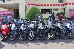 Polisi Cianjur Amankan 14 Tersangka Pelaku Curanmor, 4 Diantaranya Residivis
