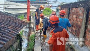 Cegah Terjadi Air Terjun Dadakan, DPUTR Kota Sukabumi Akan Pasang Saringan di Talang Air Ciaul