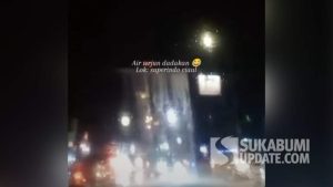 Ada Air Terjun Dadakan di Cikole Kota Sukabumi, Ini Faktanya