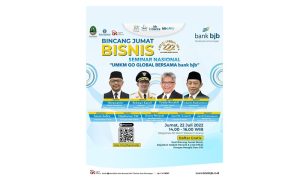 Yuk! Ikuti Bincang Jumat Bisnis Spesial Episode, Bank BJB Hadirkan Ahli Bisnis Ekspor Agar UMKM Go Global