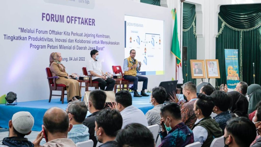 Tetap Dukung Petani Milenial, bank bjb dan Pemprov Jabar Gelar Forum Offtaker