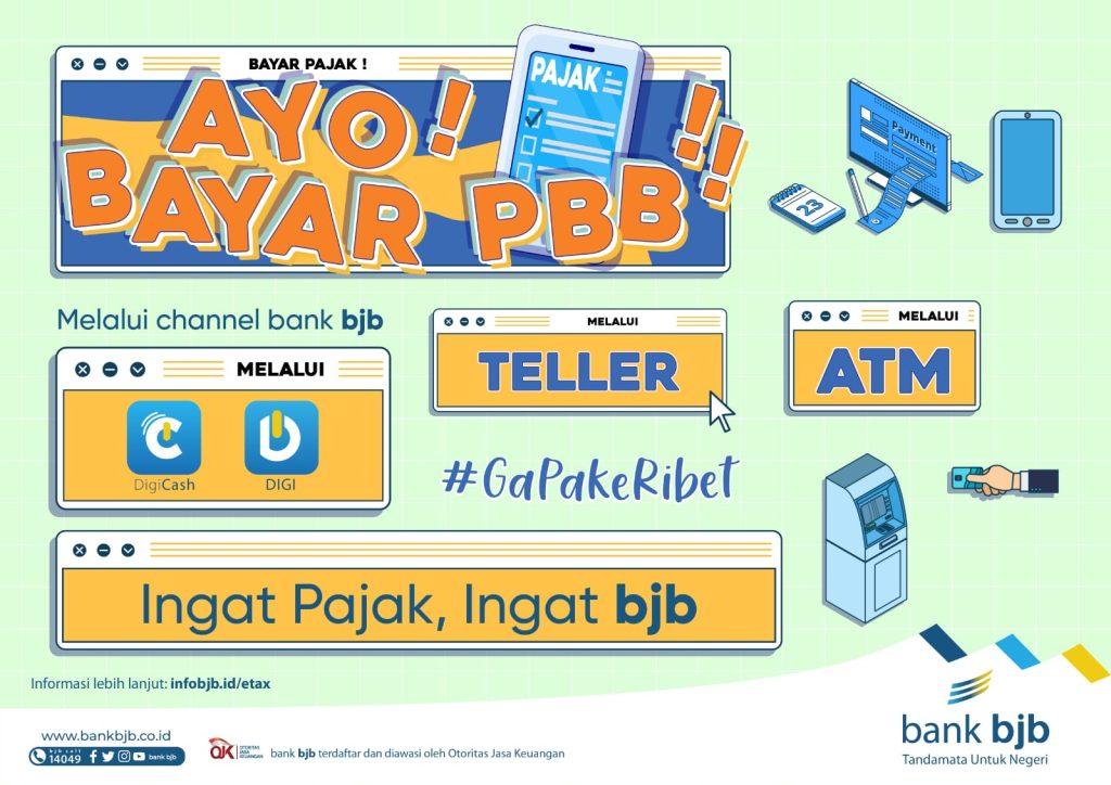 Ternyata Bayar PBB Sangat Mudah, Cukup Lewat Handphone dan Tak Perlu Antre