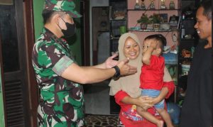 Peduli Stunting, Dandim 0619 Purwakarta Berikan Bantuan Makanan Tambahan