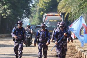 Meriahkan Puncak Hari Bhayangkara Ke 76, Sat Polair Polres Purwakarta Lakukan Ini