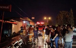 Loket Bus Makmur di Tebing Tinggi Hangus Terbakar, Polisi Lakukan Penyelidikan