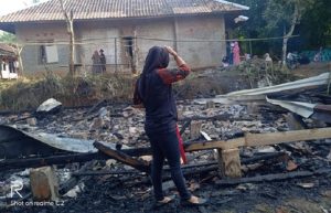 Tiga Rumah di Kadupandak Cianjur Hangus Dilalap Si Jago Merah