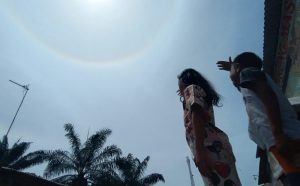 Penampakan Fenomena Matahari Cincin Hebohkan Warga Serdang Bedagai