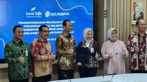 Kembangkan Bisnis, Bank BJB Teken PKS Penyertaan Modal KUB ke Bank Bengkulu