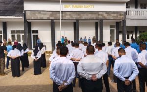 Bentuk Karakter Peserta Didik Baru, SMK Taruna Sakti Purwakarta Gandeng TNI dan Polri