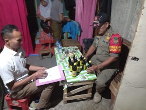 Puluhan Miras Siap Edar Disita Personel Gabungan di Maniis