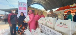 Ketua Bhayangkari Polres Serdang Bedagai Siapkan Hibur Anak Korban Bencana Angin Puting