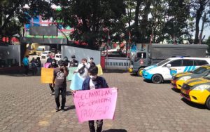 Ada Indikasi Korupsi, Aktivis Geruduk Disdikpora Cianjur