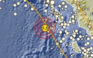 Gempa Tektonik 5,5 Guncang Nias Barat, Tidak Potensi Tsunami