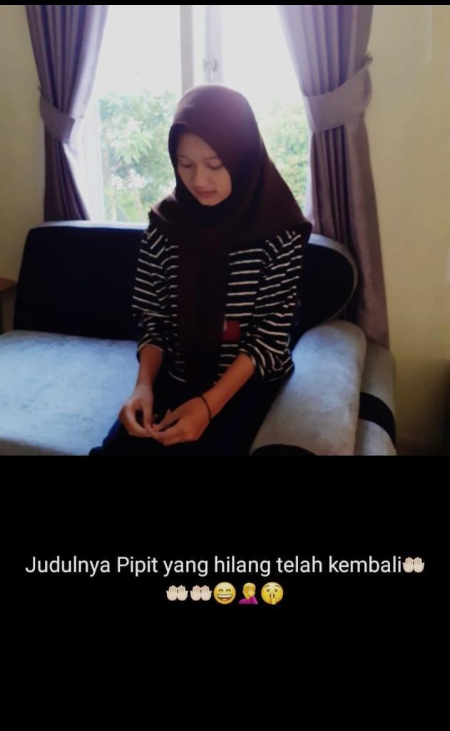 Diduga diculik, Gadis Asal Sukasari Yang sempat dinyatakan hilang kini Kembali Pulang
