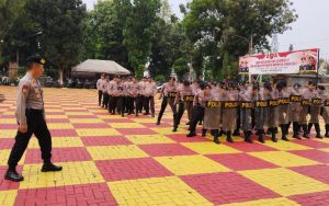 Jelang Pemilu 2024, Polres Purwakarta Latihan Anti Huru-hara