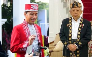 Peringati HUT RI ke-77: Presiden Jokowi Kenakan Baju Adat Sulawesi Tenggara, Wapres Ma’ruf Amin Pakai Baju Adat Banten
