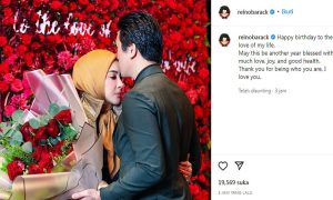 Ulang Tahun ke-40, Syahrini Dapat Ucapan Romantis dari Reino Barack