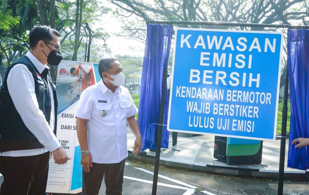 Pemkot Bandung Canangkab Kawasan Uji Gratis Emisi Bersih