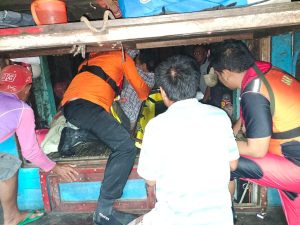 Nelayan Tanjung Balai Terlilit Tali kapal Berhasil di Evakuasi