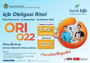 BJB Obligasi Ritel ORI 022, Kupon Menarik dengan Penawaran Mulai Rp1 juta hingga 5 Miliar