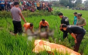 Sesosok Mayat Pria Ditemukan di Sawah Daerah Indihiang Tasikmalaya, Ini Kesaksian Warga