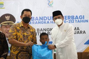 Bandung Berbagi, Sasar Ribuan Penerma Bantuan Serentak